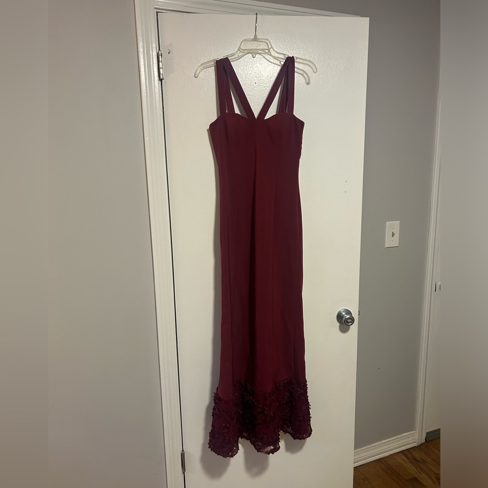 Maria Bianca Nero gown. Size 4 Magenta.